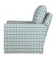 Vanguard® Katie Blue/White Swivel Tilt Back Chair-2