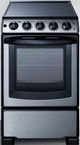 Summit® 20" Black Slide-In Electric Range-0
