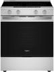 Whirlpool® 30" Fingerprint Resistant Stainless Steel Slide-In Electric Range with Air Cooking Technology, No Preheat Air Fry, WipeClean™ Coating, Steam/Self Clean and High Speed Preheat-0