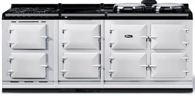 AGA™ eR7 210 Classic Cast Iron 83" Pearl Ashes Pro Style Dual Fuel Range-0