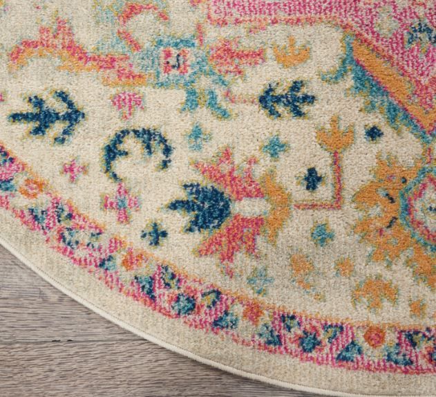 Nourison Home™ Passion 5' Round Style 11 Area Rug-2