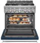 KitchenAid® 36" Ink Blue Smart Commercial-Style Gas Range-4