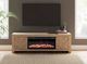 Signature Design by Ashley® Cayboni Tan 71" TV Stand with Electric Fireplace-5