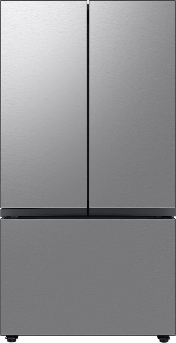 Samsung Bespoke 24.0 Cu. Ft. Pre-Built Stainless Steel Panel Counter Depth French Door Refrigerator -0
