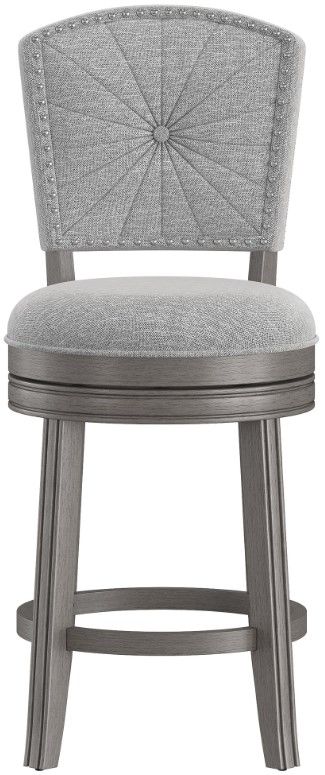 HH2 Home Santa Clara II Ash Gray Counter Stool-1