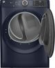 GE® ENERGY STAR® 7.8 Cu. Ft. Sapphire Blue Smart Front Load Gas Dryer with Sanitize Cycle-1