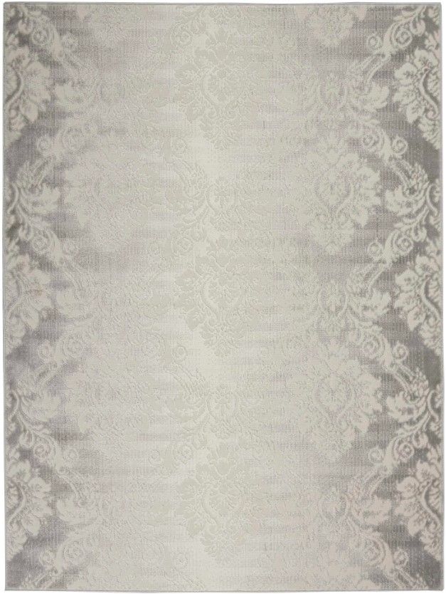Nourison Home™ Elation Ivory Gray 5'x7' Style 5 Area Rug-0