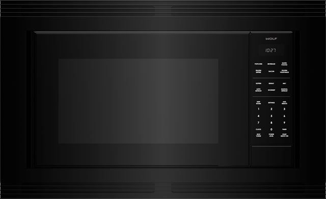 Wolf® M Series 30" Black Convection Microwave Trim-0