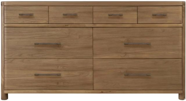 Modus Furniture Hollis Cabin Glow 8-Drawer Dresser-2