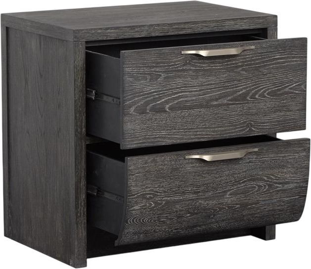 Magnussen Home® Kinsley Black Heron Drawer Nightstand-1