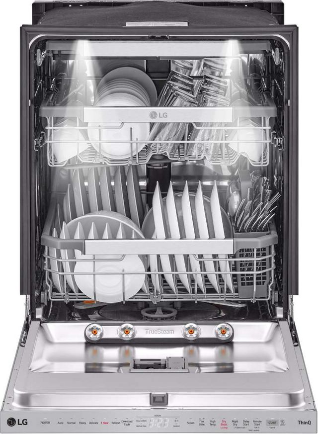 LG 24" PrintProof™ Stainless Steel Top Control Built In Dishwasher-4