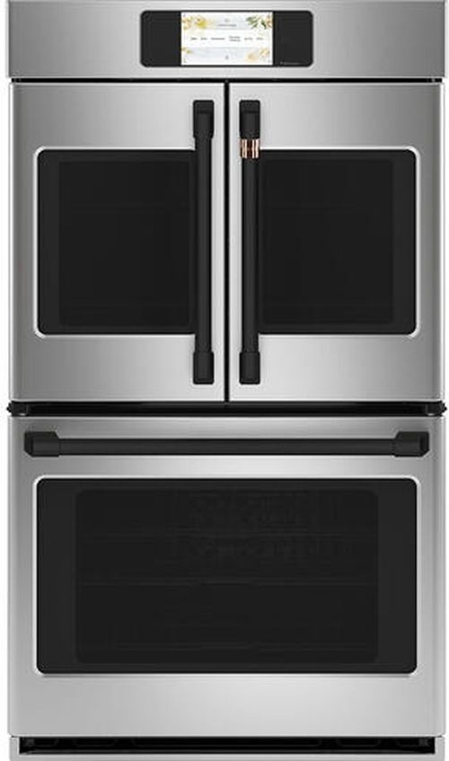Café™ Flat Black Wall Oven Handle Kit-1