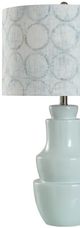 StyleCraft Norman Wyatt Home Faint Whisper Spa Blue Table Lamp-1