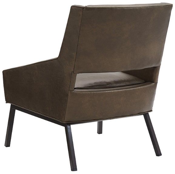 Lexington Home Customizable Kitano Amani Leather Chair with Charcoal Base-2
