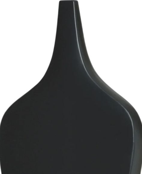 Harp & Finial® Adonis Matte Black Vase-1
