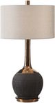 Uttermost® Arnav Matte Black Table Lamp-0
