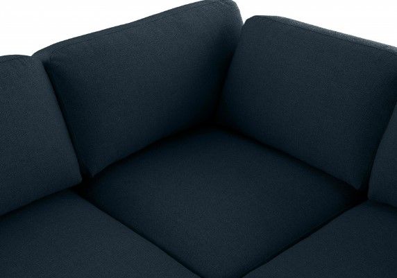 Meridian Furniture Beckham 6-Piece Navy Modular Sectional Sofa Set-2