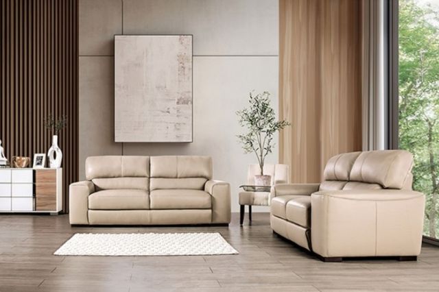 Furniture of America® Marsicano Taupe Sofa-1