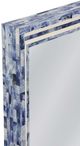 Bassett Mirror Mabrey Blue/Cream Wall Mirror-4