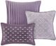 Olliix by Madison Park Biloxi 7 Piece Purple California King Comforter Set-2