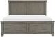 Mazin Furniture Weaver Antique Gray/Coffee King Panel Bed-1