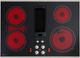 GE Profile™ 30" Stainless Steel Downdraft Electric Cooktop-2