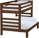 Crate Designs™ Furniture Brindle Twin XL/Full XL Ladder End Cutaway Bunk Bed-0