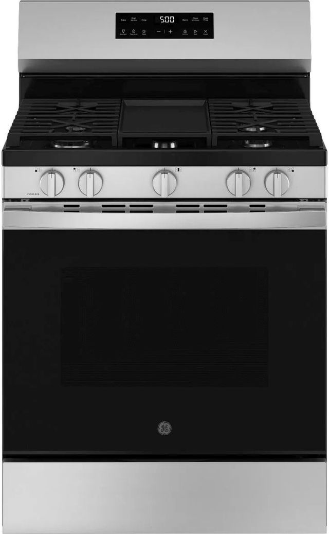 GE® 500 Series 30" Stainless Steel Freestanding Gas Range