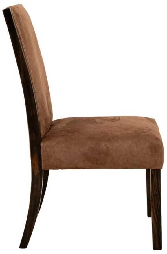 International Furniture Direct Raramuri Brown/Stained Dark Upholstered Dining Side Chair-1