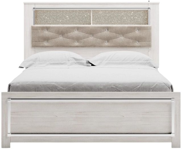 Signature Design by Ashley® Altyra White King Panel Bookcase Bed-1