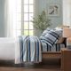 Olliix by True North by Sleep Philosophy Cozy Flannel Blue Fair Isle Queen 100% Cotton Printed Sheet Set-4