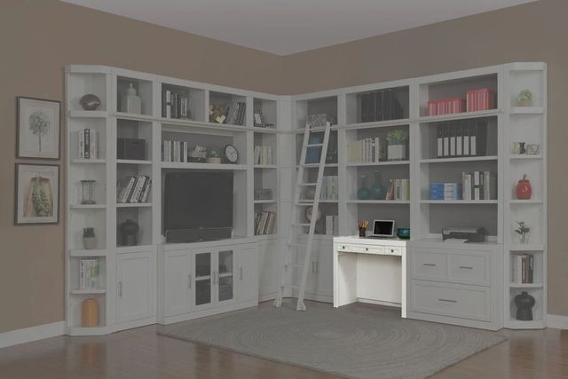 Parker House® Catalina Cottage White 40" Library Desk-2