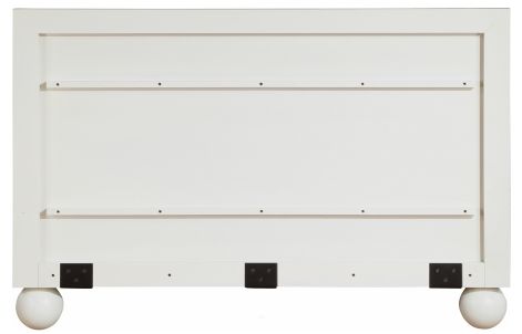 Meridian Furniture Kent Cream King Panel Bed-3