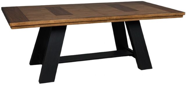 Signature Design by Ashley® Chadworth Brown Dining Table with Black Base-0