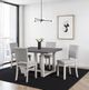 Furniture of America® Sauro 5-Piece Gray Dining Table Set-2