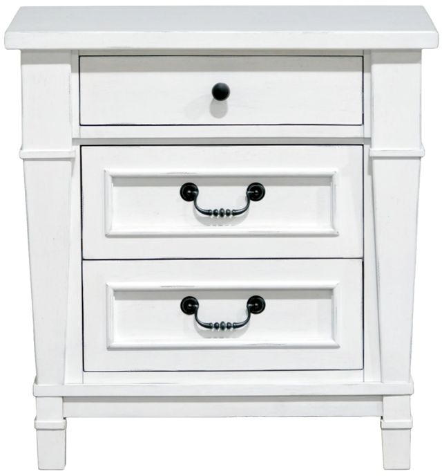 Emerald Home Stoney Creek Antique White Nightstand-3