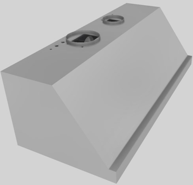Vent-A-Hood® 54" Wall Mounted Range Hood-Stainless Steel-1