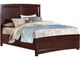 Vaughan-Bassett Transitions Dark Cherry Queen Panel Bed-0