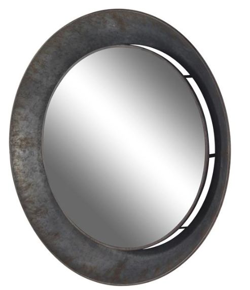 Deco Marche Gray 35" Wall Mirror-1