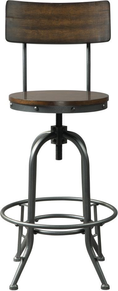Signature Design by Ashley® Odium Brown Pub Height Bar Stool-2