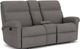 Flexsteel® Davis Onyx Reclining Loveseat with Console-0