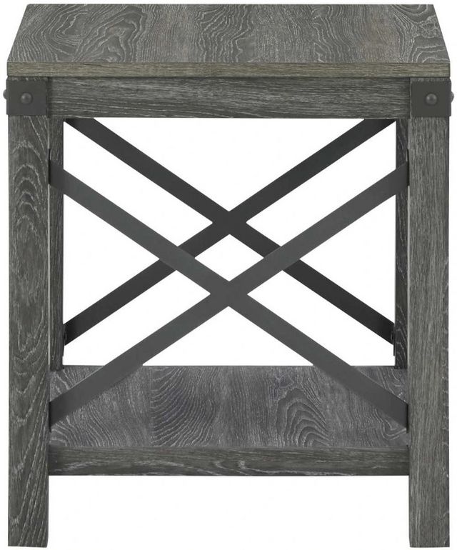 Signature Design by Ashley® Freedan Grayish Brown End Table-2