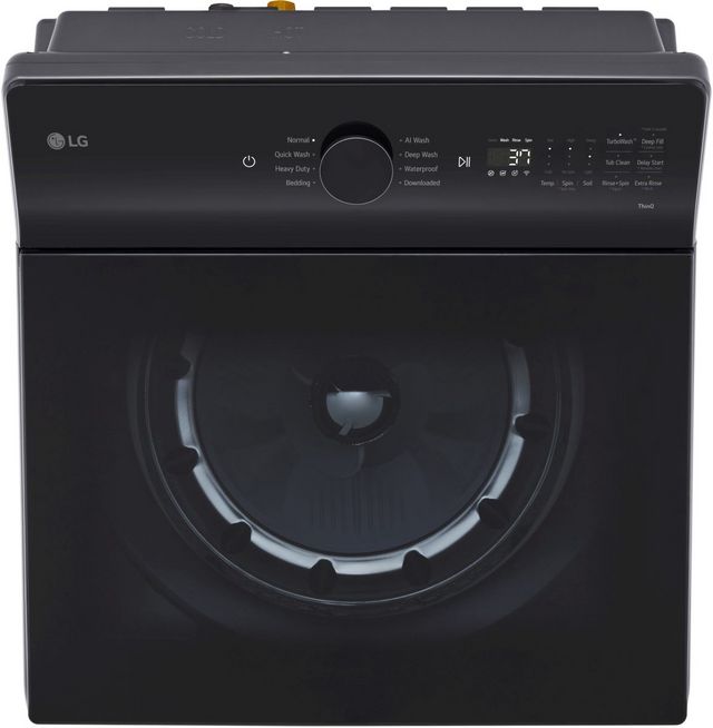 LG 6.1 Cu. Ft. Essence Black Agitator Top Load Washer with EasyUnload™-5