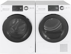 Ensemble de buanderie à chargement frontal GE® - Blanc