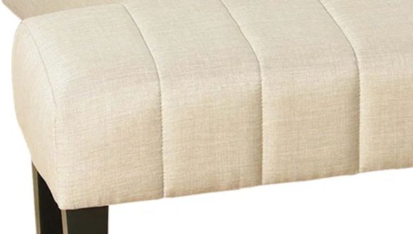 Stylecraft 5-Piece Natural Linen Storage Bench with Ottoman Set-1