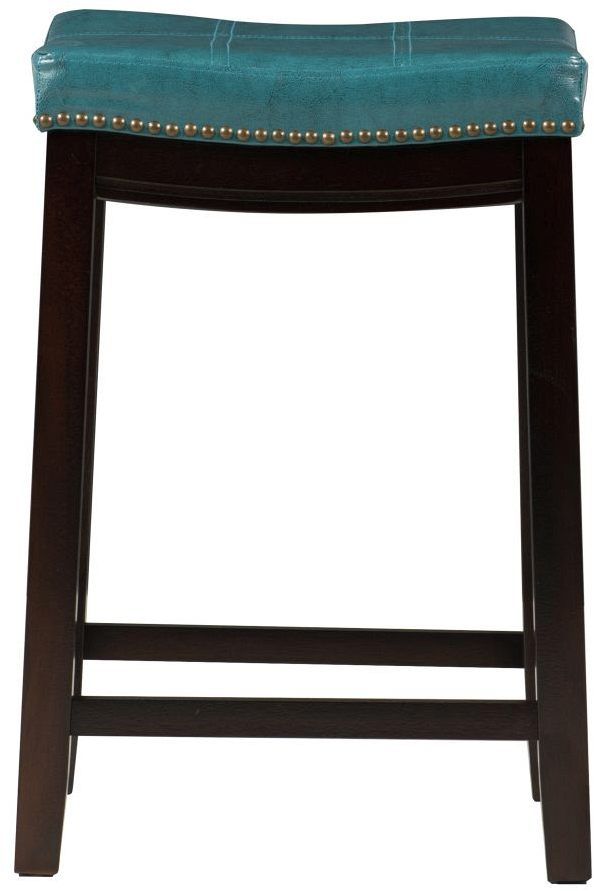 Linon Claridge Blue Counter Stool-3
