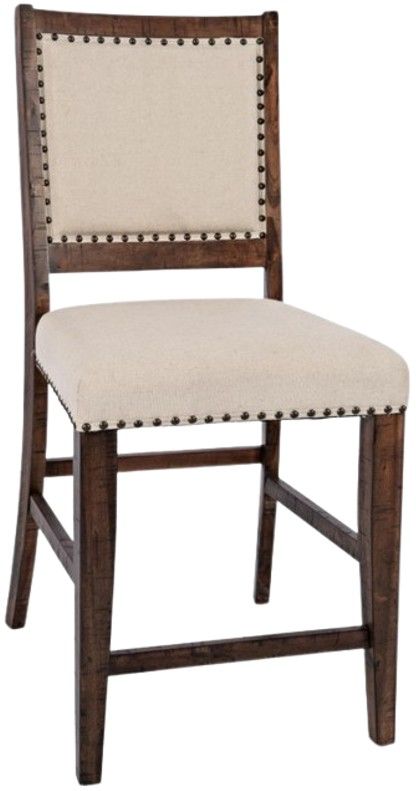Jofran Inc. Fairview 5-Piece Beige/Oak Counter Dining Set-3
