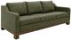 International Furniture Direct Natural Teca Olive Sofa-0