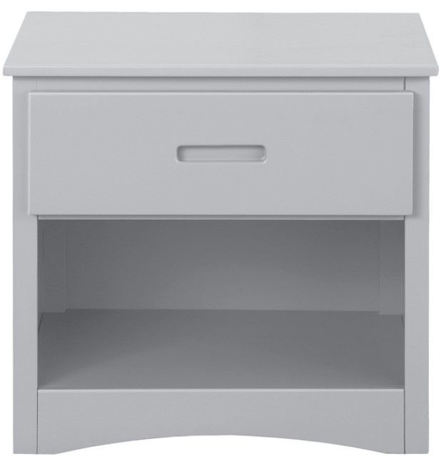 Homelegance® Orion Gray Nightstand-2