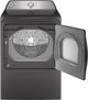 GE Profile™ 7.4 Cu. Ft. Diamond Gray Front Load Electric Dryer with Sanitize Cycle and Sensor Dry-3